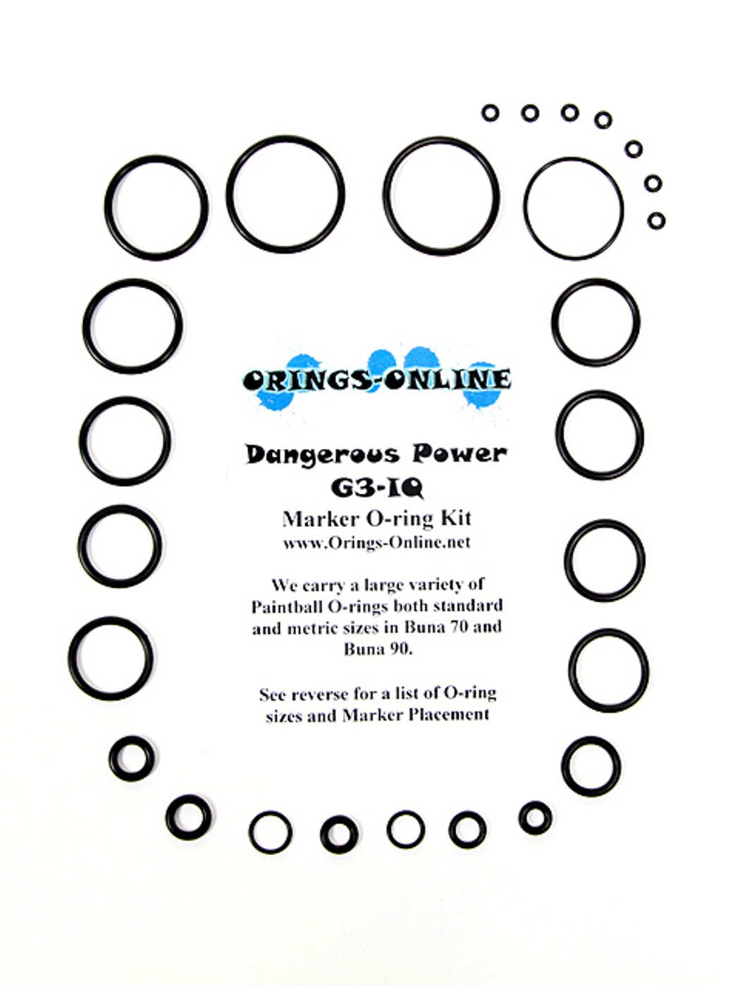Dangerous Power G3-IQ Marker O-ring Kit
